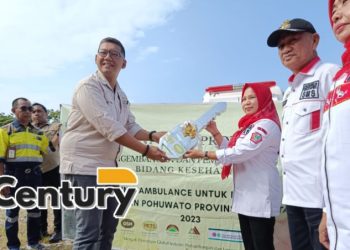 Dukung Peningkatan Pelayanan Rumah Sakit, Pani Gold Project Serahkan Bantuan Mobil Ambulance ke RSUD Bumi Panua