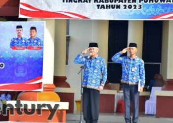 Bupati Pohuwato Pimpin Upacara Peringatan HUT ke-52 Korpri, Hari Guru Nasional, HUT PGRI ke-78