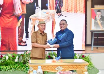 Bupati Pohuwato Ikutserta Penandatanganan Nota Kesepakatan Antara BP2MI dan Pemerintah Daerah se-Provinsi Gorontalo