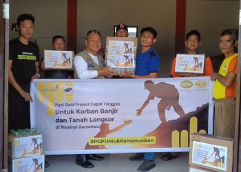 Pani Gold Project Bagikan Bantuan Untuk Korban Banjir Dan Tanah Longsor