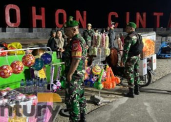 Jelang HUT TNI ke-80, Kodim 1313 Pohuwato Gandeng Komcad Gelar Patroli