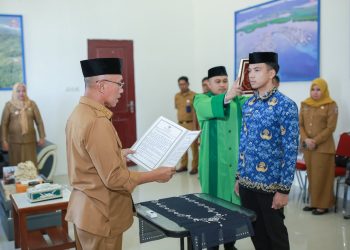Teguh Samudra Resmi Dilantik sebagai PNS dan PPUPD Ahli Pertama di Pohuwato