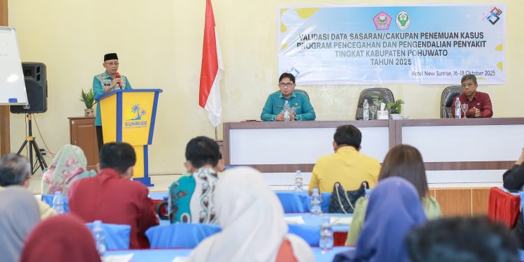 Wakil Bupati Pohuwato Buka Kegiatan Validasi Data Program Pencegahan Penyakit 2025
