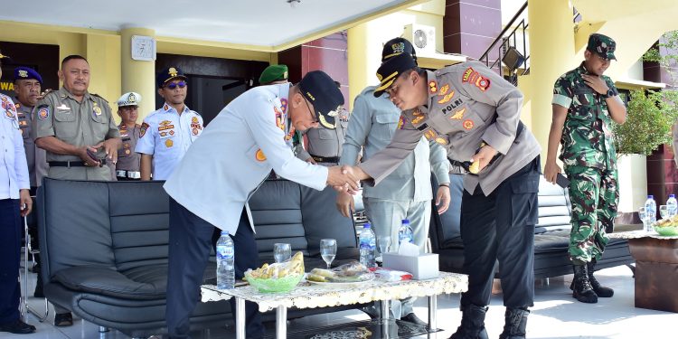 Wabup Iwan Adam Hadiri Apel Operasi Zebra 2025 di Polres Pohuwato