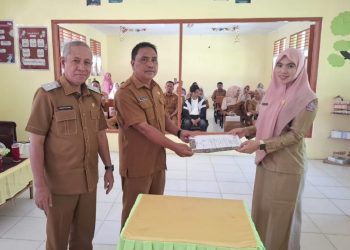 Ismi Kasim Resmi Jabat Kepala SDN 05 Buntulia, Ini Harapan Kadis Pendidikan