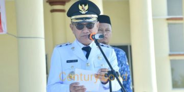 Bupati Saipul A. Mbuinga Pimpin Upacara Hari Otda ke-30, Tekankan Sinergi Pusat dan Daerah