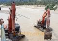 Bersama Para Penambang, YR TIM Siagakan 2 Unit Alat Berat Keruk Bendungan