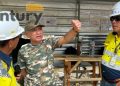 Bupati Pohuwato Tinjau Pembangunan Bendungan di Area TSF Pani Gold Mine