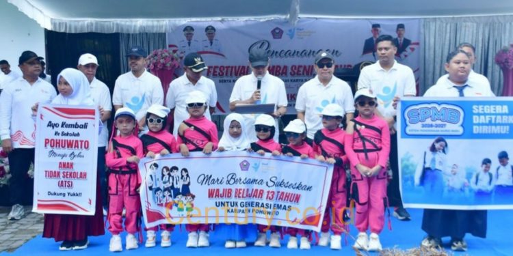 Peringati Hardiknas 2026, Pemkab Pohuwato Luncurkan SPMB hingga Wajib Belajar 13 Tahun