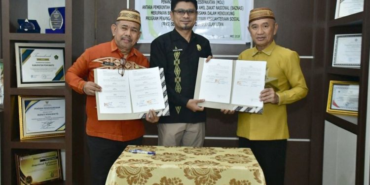 Pemkab Pohuwato Resmi Menjalin Kerja Sama dengan Baznas Pohuwato Terkait Penanganan PPKS