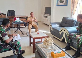 Wabup Iwan Adam Terima Kunjungan Kasdim 1313/Pohuwato, Perkuat Sinergi Pemda dan TNI