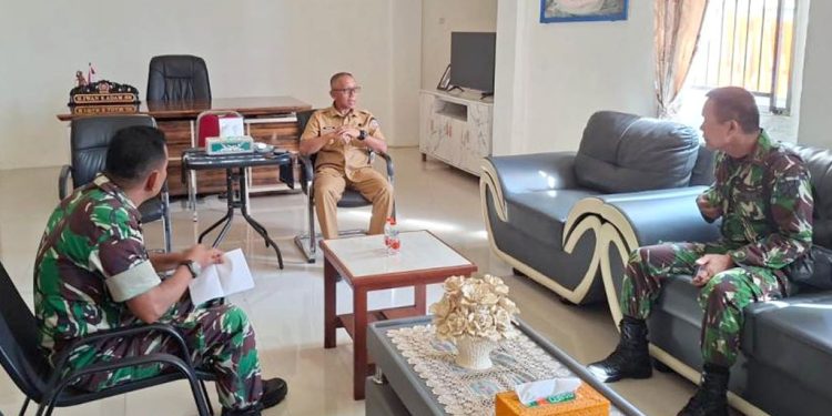 Wabup Iwan Adam Terima Kunjungan Kasdim 1313/Pohuwato, Perkuat Sinergi Pemda dan TNI